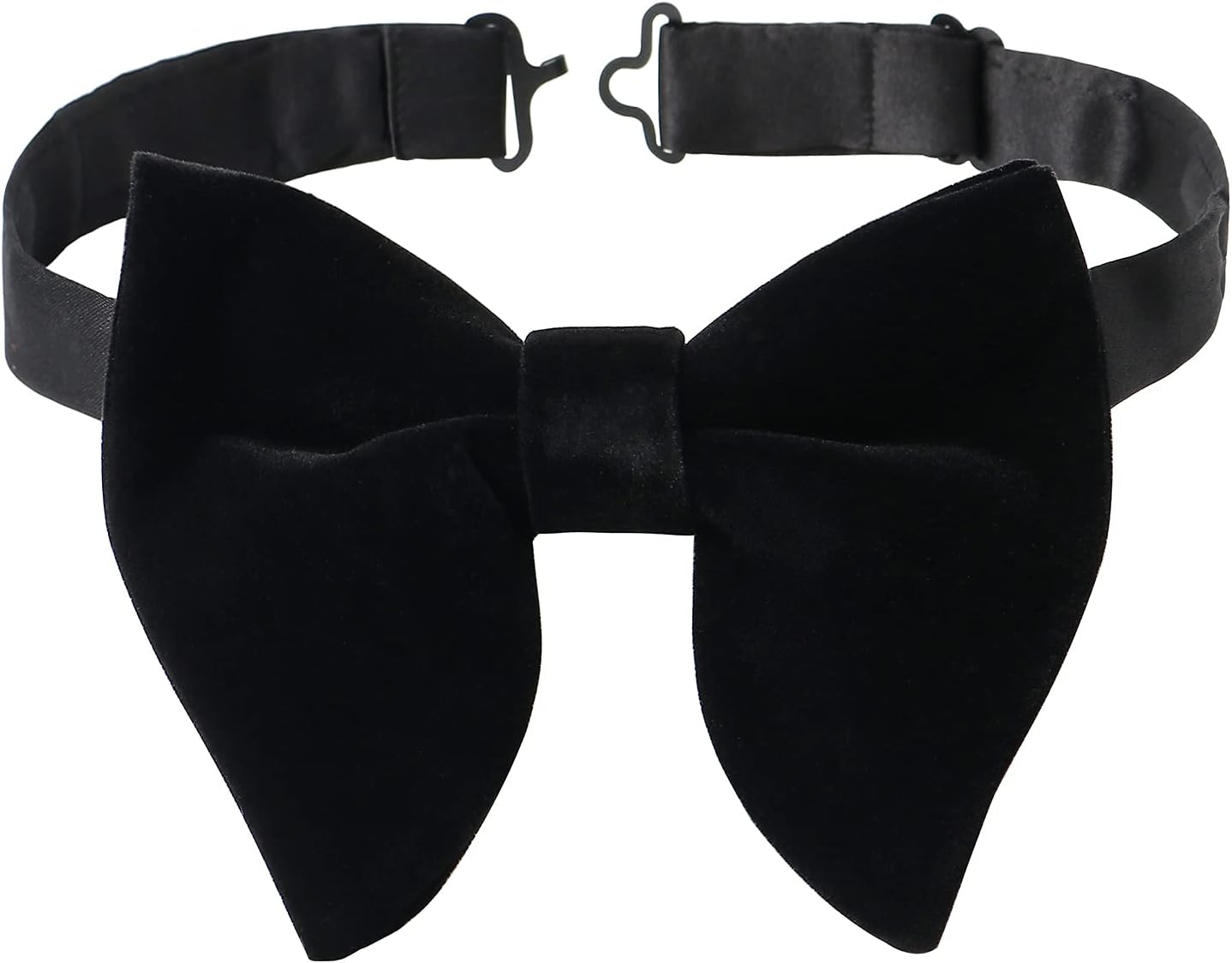 Bow Ties for Men Pre-Tied Bow Tie Vintage Tuxedo Oversized Velvet Bow Ties Cufflinks Pocket Square Sets With Gift Box - Image 4