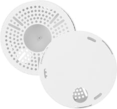 2pcs Dome-Shaped Plastic Security Camera Bracket with Multiple Holes | Portable White Pair, Multiple Slots, Easy Install and Removal, for Most Monitor during Overnight Stay Travels