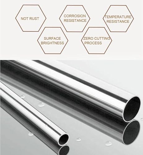 5pcs 304 tubo diritto in acciaio inox OD 3mm x 2mm...