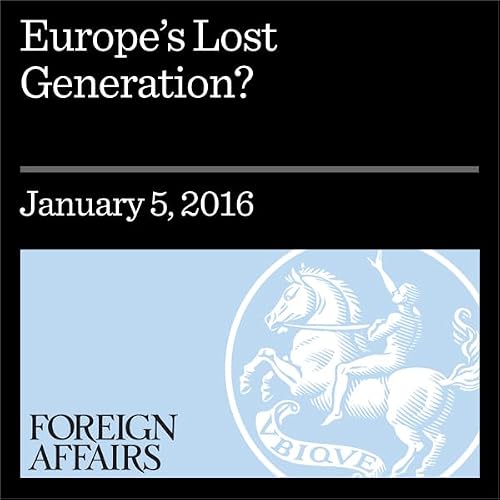 『Europe&rsquo;s Lost Generation?』のカバーアート