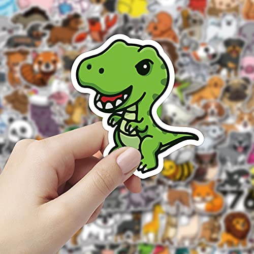 100Pcs Cute Animal Stickers,Vinyl Waterproof Stickers For Laptop,Bumper,Skateboard,Water Bottles,Computer,Phone, Cute Animal Stickers For Kids Teens (Cute Animal 100Pcs Stickers) #TOP3