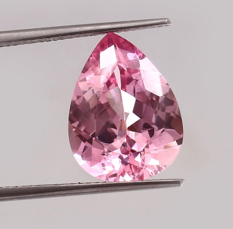 Saphir Padparadscha poire pour créer votre bague de fiançailles