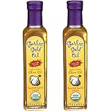 Certified Organic Extra Virgin Olive Oil - Infused with toasted Garlic, Low FODMAP, by Garlic Gold,