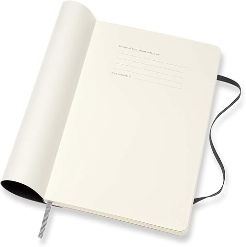 Miniatura 2 de Moleskine Agenda mensual clásica de 18 meses 2019-2020, tapa suave, grande (5 x 8.25 pulgadas), color negro