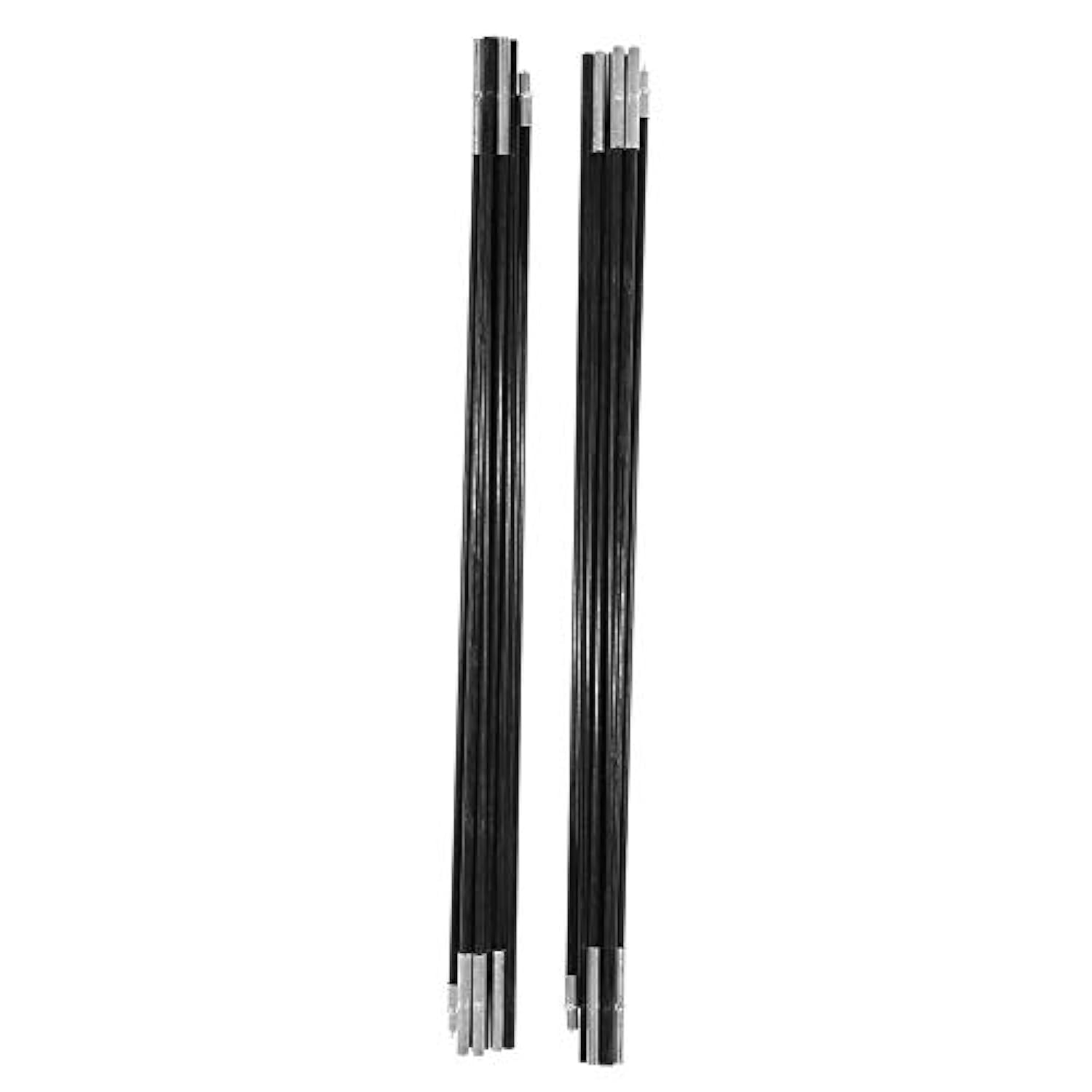 Kit Poteaux Tente Fibre De Verre - 2 Tiges Avec Corde élastique - Pour Tente 1 à 8 Personnes