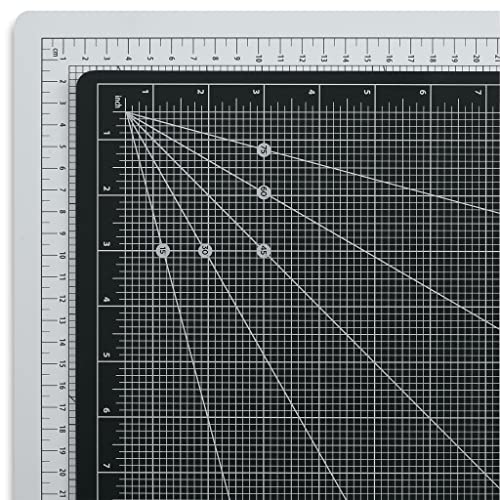 artPOP! Self Healing Cutting Mat, 24 x 36 inches, Grey and Black, Foldable, Large Size, Non-Slip Surface for Fabric Crafting - Image 3