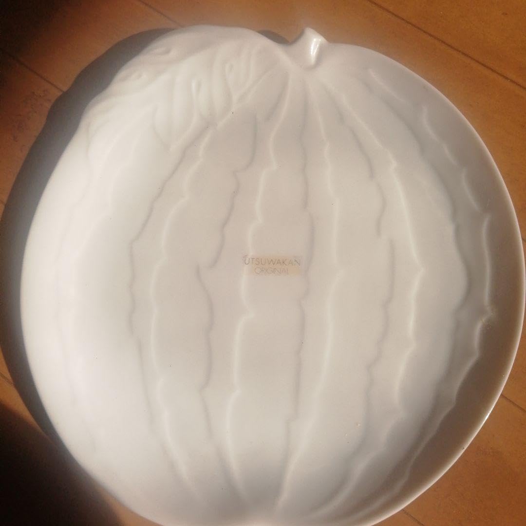 カボチャ型 ホワイト皿