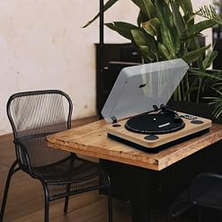 METRONIC Platine Vinyle Bluetooth Effet Bois 33/45/78 Tours avec Hauts Parleurs intégrés – 477361 - Les Beatles, Paul McCartney, John Lennon, RIngo Starr, George Harrison METRONIC Platine Vinyle Bluetooth Effet Bois 33/45/78 Tours avec Hauts Parleurs intégrés - 477361 – Image 5
