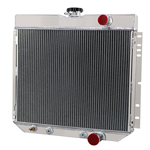 EGINCOOLER 3 Row Core Aluminum Radiator Replacement for 1963 1964 1965 1966 1967 1968 1969 1970 Ford Falcon Mustang Cougar V8 1969 Mercury V8 Mustang/Falcon/Fairlane/Torino/Galaxie by EGINCOOLER - Image 2