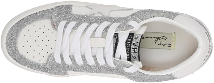 VINTAGE HAVANA Womens Reflex Slip On Platform Sneakers Shoes Casual - Silver, White