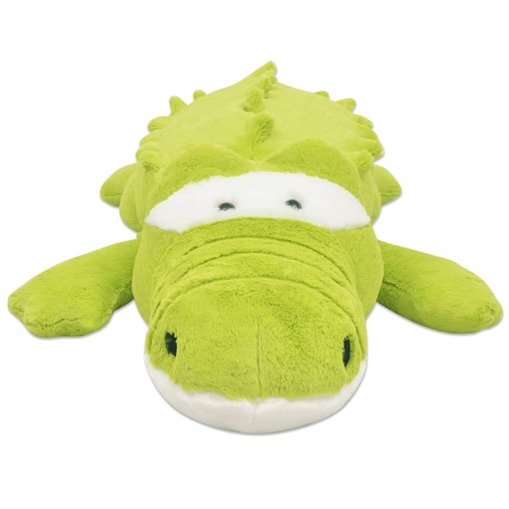 XXL Krokodil Kuscheltier Plüsch 100 cm Kinderzimmer Dekoration weiches Plüschtier Kuscheltier für Mädchen Jungen Geschenk Geburt Taufe