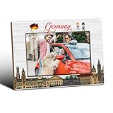 Germany Photo Frame, Germany Souvenirs, Tabletop Picture Frames for Wedding Birthday Vacation Honeymoon Gifts For Friends Couples, Home Living Room Table Decorative Supplies, Tabletop Display-31