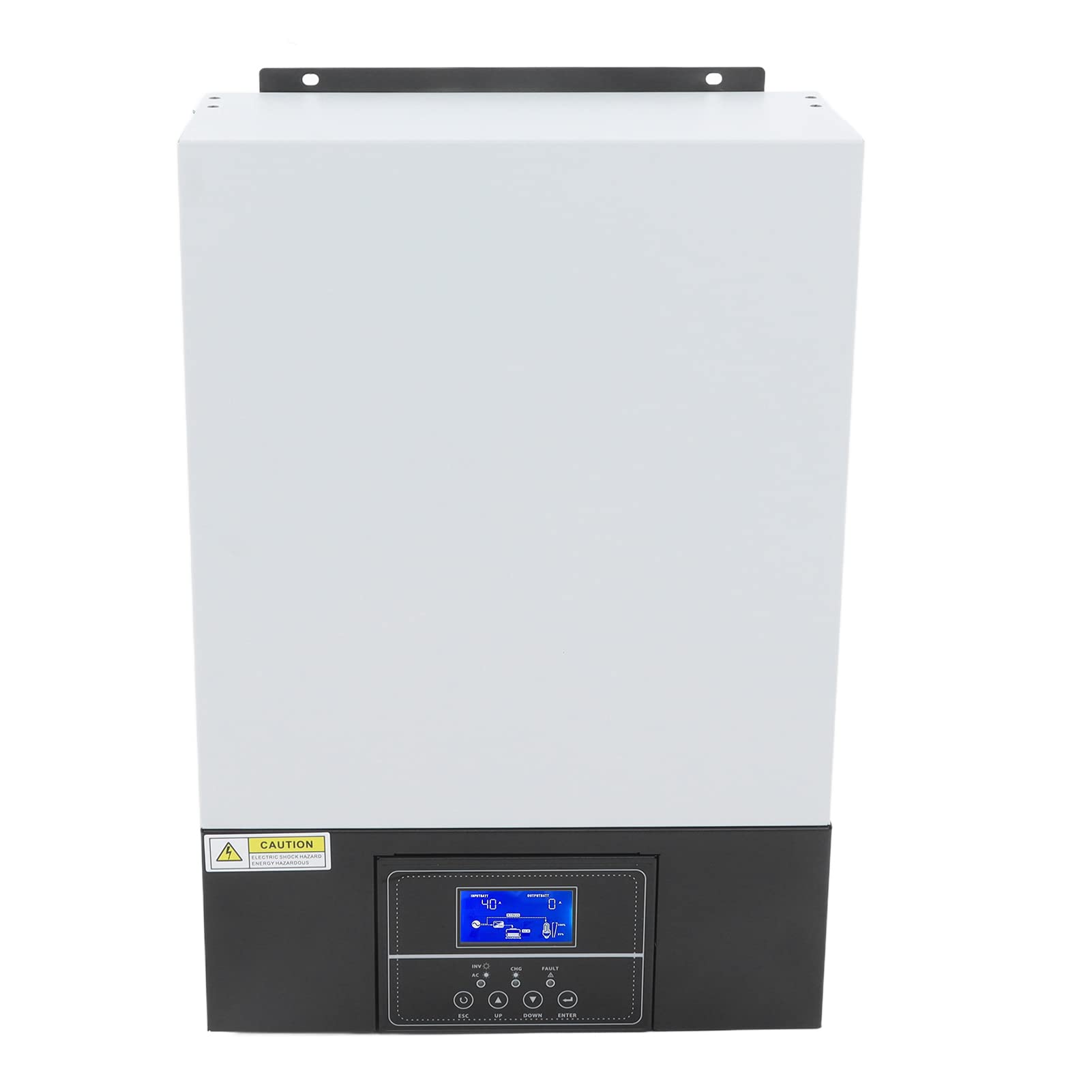 Hybrydowy Inwerter Solarny 24 V, 3500 W Hybrydowy Inwerter Solarny Wyjście z rozdzieloną fazą Wbudowany Regulator ładowania Słonecznego 100 A MPPT Czysty Sinus, Hybrydowy