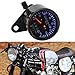 Universal Motorcycle Odometer and Speedometer Gauge Kit with LED Backlight Compatible with Cafe Racers Custom Bikes and Various Motorcycle Styles for Easy Installation on 12 Volt Systems