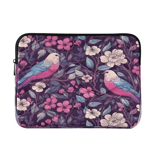 Funda para Laptop 13-14 pulgadas Impermeable con Diseño Floral