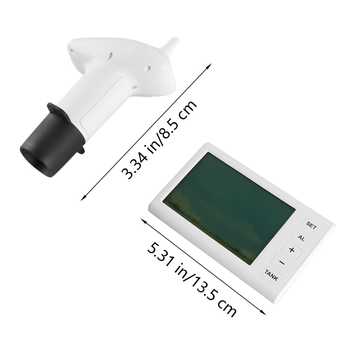 Misuratore di Livello ad ultrasuoni Misuratore di Livello dell'Acqua Monitor del Livello dell'Acqua Display Digitale Domestico Multifunzionale Serbatoio dell'Acqua