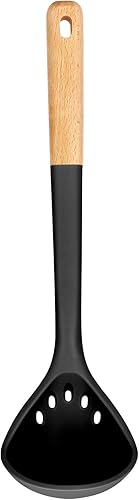 Cuchara grande de silicona para sopa, utensilios de cocina antiadherentes con alta resistencia al calor, sin BPA, herramientas de cocina perfectas