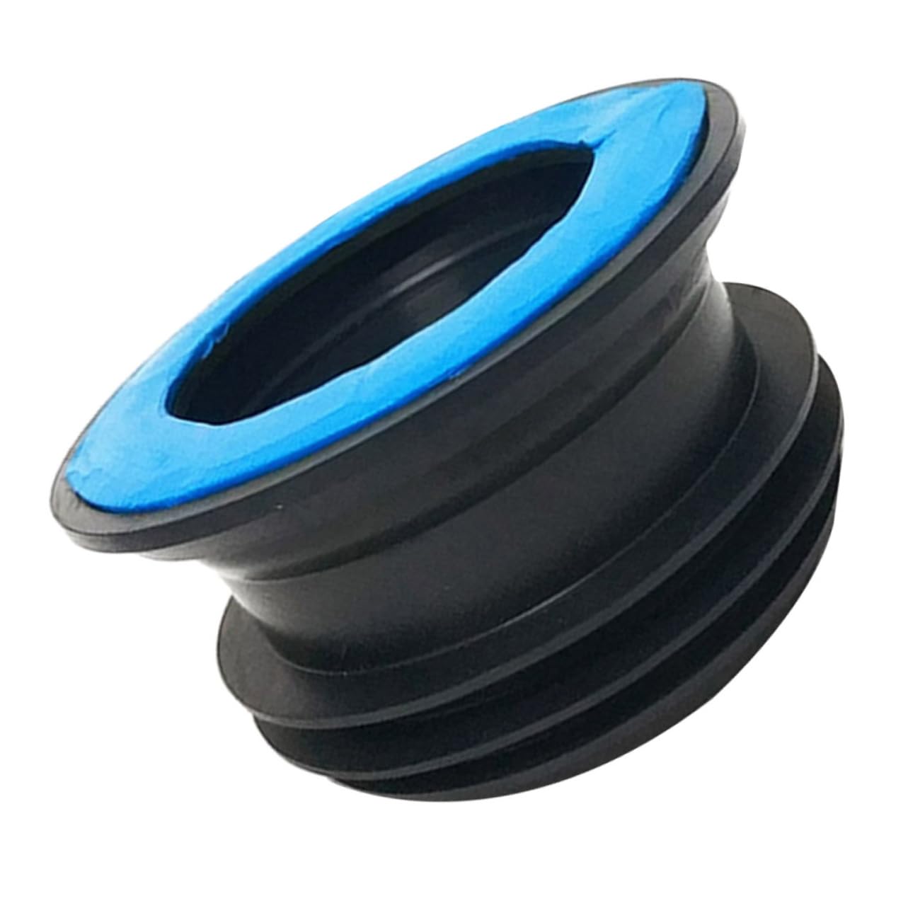 Lurrose 2 Stck. Toilettendichtung Toilettenring abflussstopfen Siegelring WC-Flanschring wc dichtring Dichtungsring ablassen Geruchsabweisender Abflussdichtring Gummi Blue