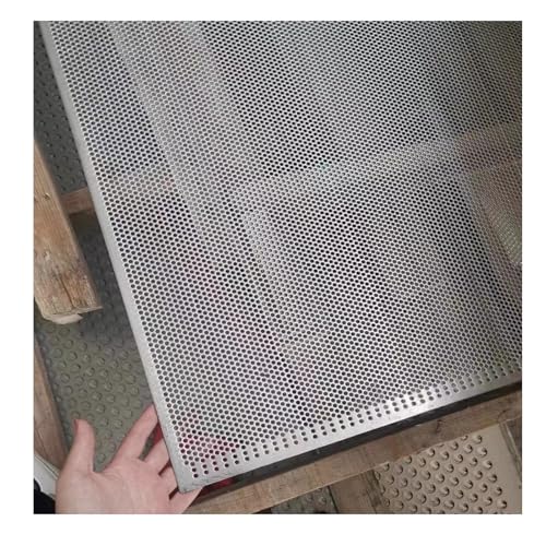 Tôle perforée en acier inoxydable 304, Tôles perforées en métal ,Grillage gouttiere,Plaque en acier perforé,plaque inox perforée, for Grille de Ventilation(W20*L100cm/W7.87*L39.3in