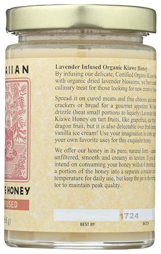 Rare Hawaiian Miel Orgánica Kiawe con Lavanda 8 OZ miniatura 5