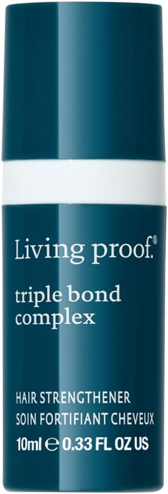 Living Proof Triple Bond Complex Leave-In haarmasker voor sterker, sterker en sterker haar, anti-schade, voor soepelheid, glans en kracht, veganistisch, zonder parabenen, siliconen, sulfaten, 10 ml