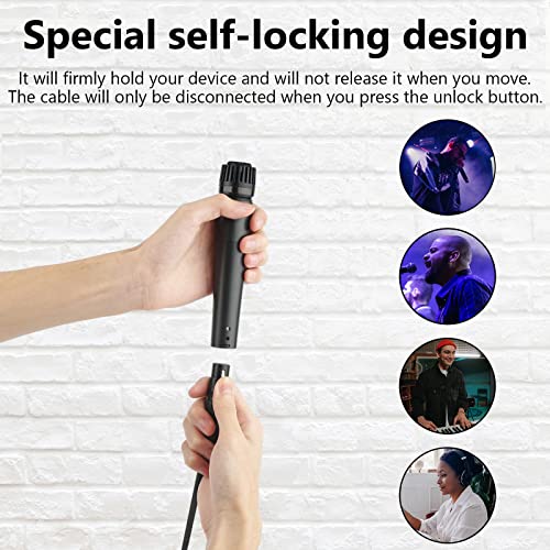 Geekria For Creators 6.35 Mm (1/4 Inch) To Xlr Female Microphone Cable 6.6 Ft / 200 Cm, Compatible With Shure Sm58, Sm57, Sm48, Sm7B, Mv7, Pga48, Pga58, Beta 58A Balanced Mic Cord (Black) #TOP3