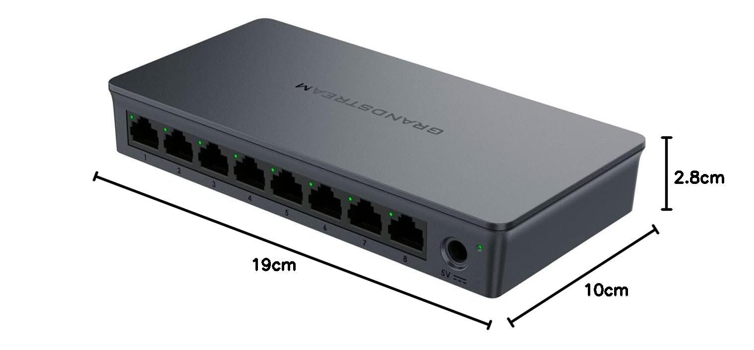 Grandstream GWN7711 Commutateur PoE 8 ports de niveau 2