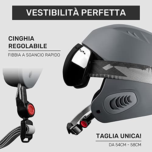 Westt Casco sci unisex uomo e donna, casco