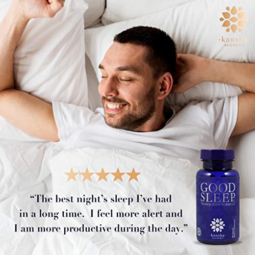 image for Kansha Alchemy Natural Sleep Aid with Magnesium, Mucuna Puriens, L The