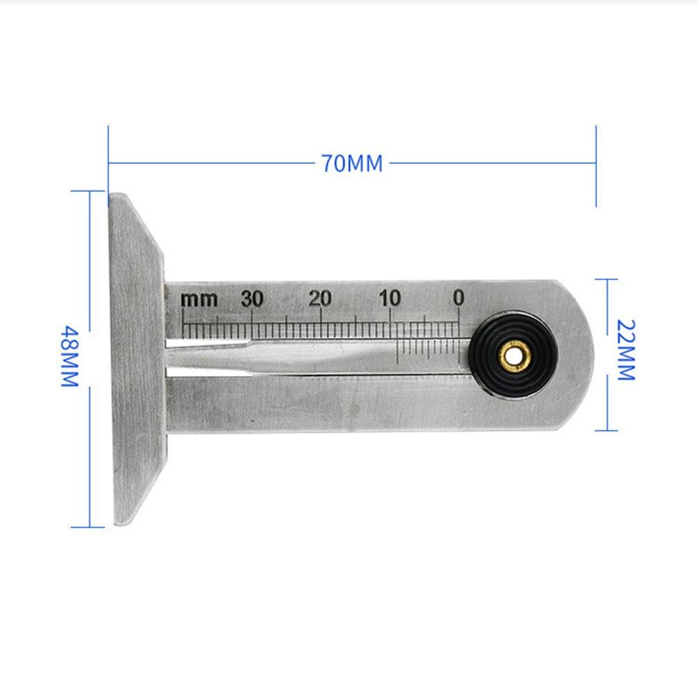 SagaSave Tyre Tread Depth Gauge, Tyre Guage Digital and Tire Tread Depth Measuring Tool for Cars,Trucks,Moto(0-30mm)