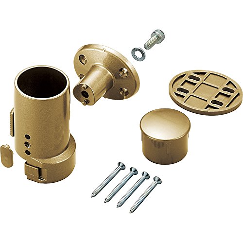 マツ六 手すり部材 BAUHAUS 遮断機式手すりキャッチブラケットN 左右兼用 BF-23G ゴールド