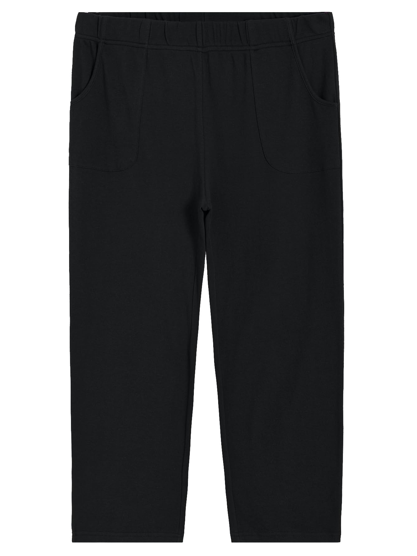 Weintee Womens Plus Size Petite Pull On Knit Pants