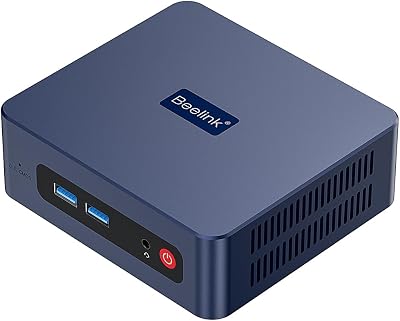 Beelink SER3 Mini PC, AMD Ryzen 3 3200U up to 3.5GHz 16GB DDR4 RAM 500GB NVMe SSD Mini Office Computer Windows 11 Pro, 4K Dual Display, HDMI, USB3, WiFi 5/BT5.0/1000M LAN