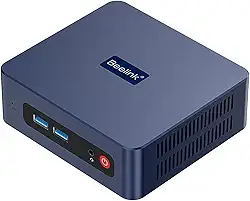 Beelink SER3 Mini PC, AMD Ryzen 3 3200U (até 3,5GHz) 2C/4T, Mini Computador 16GB DDR4 RAM 500GB SSD, Mini Computador Desktop 4K @60Hz Dual HDMI Display WiFi6/BT5.2/WOL/HTPC/W-11 Pro