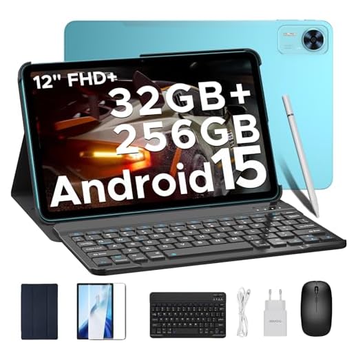 DOOGEE T36 Tablet 12 Pollici, Android 15, 2025 Nuovo Tablet con Tastiera, 20GB+256GB/2TB Tablets con Penna, 8800mAh, 90 Hz Octa-Core Tablets Gaming, Widevine L1/ Mouse/Case - Blu