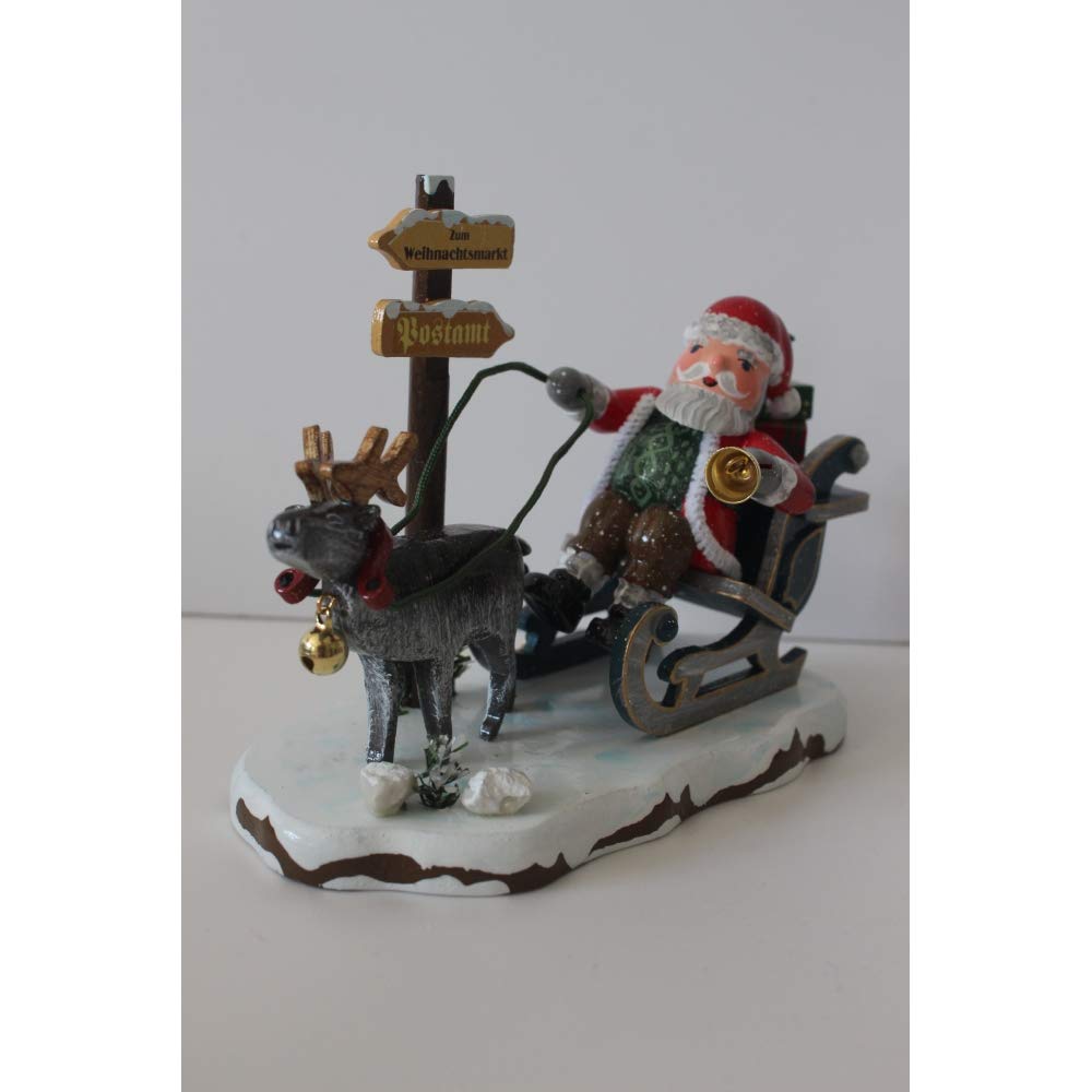 Winterkinder "Hurra,der Weihnachtsmann kommt" - 8cm