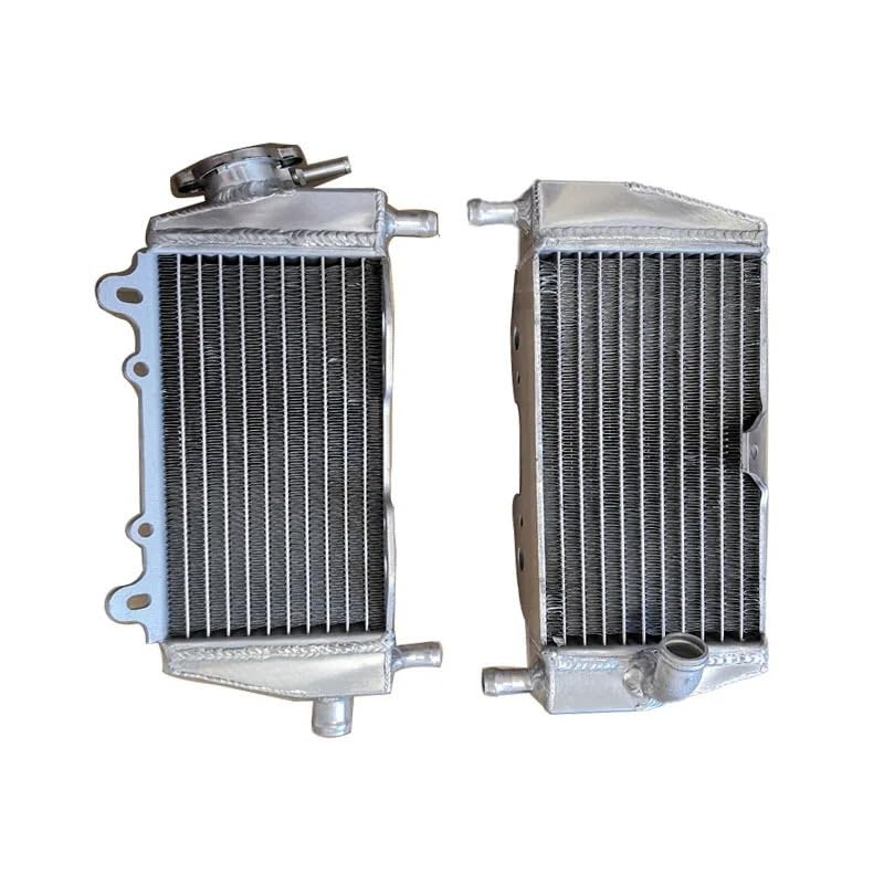 estaw Chłodnicy Pasuje do Kawasaki KX125 KX 125 1994 1995 1996 1997 1998 1999 2000 2001 2002 Aluminiowa chłodnica chłodnicy Chłodzenie płynu chłodzącego chłodnicy oleju