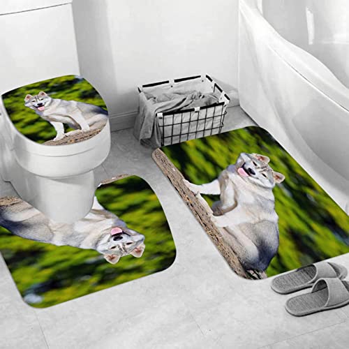 【Asciugatura veloce】Il in poliestere Tappetino per il bagno è progettato per assorbire l' acqua velocemente, mantenere il vostro bagno pavimenti asciutti e puliti.