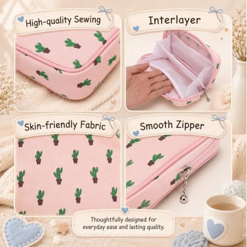 Image of Paterr 24 Pcs Sanitary Napkin Storage Bag Set Including Portable Period Pouch Hand Wrist Strap Lanyard String Holder Tampons Holder Pouch First Period Gift for Teen Girls(Cute Style)