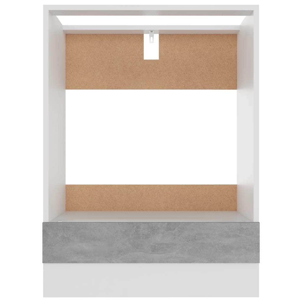 Tomostar Lyon Oven Cabinet for Oven Base Kitchen Cabinet 60 x 46 x 81.5 cm Concrete Grey