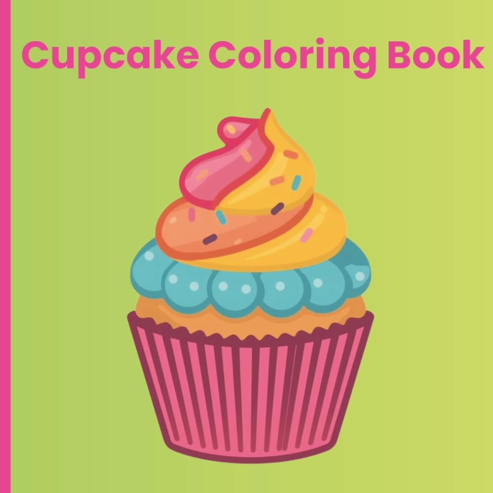 Cupcake Coloring Book