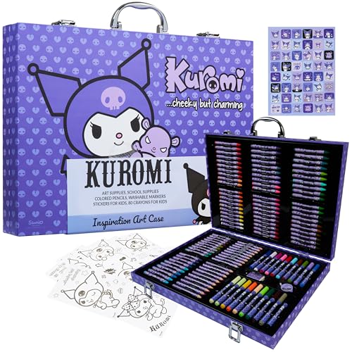 Hello Kitty Sanrio Kuromi Art Supplies for Kids,...