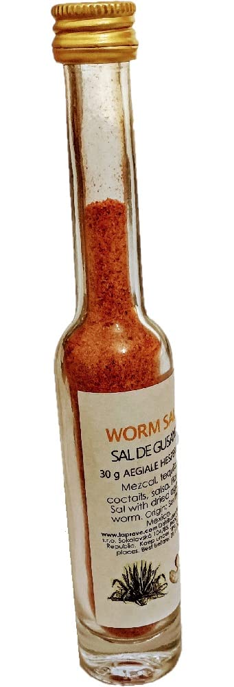 Mexican salt from dried worms Sal de Gusano for Mezcal and Tequila 30g