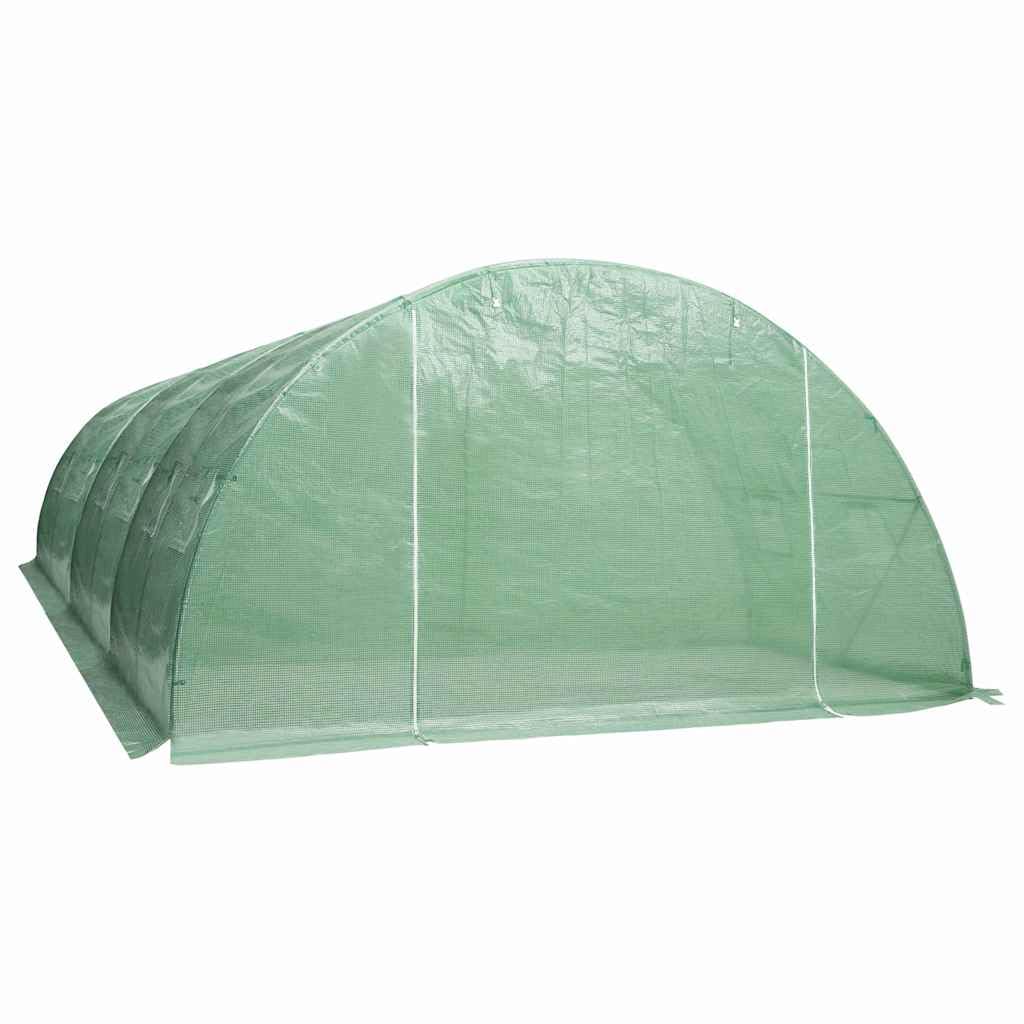Lumanois Gewächshaus 24 M² 6 x 4 x 2 m PE polyethylen-Netzgewebe Garten