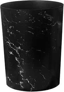 Feisco Small Trash Can for Bathroom, 2 Gallon Trash Can Trash Bin Wastebasket Garbage Can for Kitchen,Bathroom Office, Bedroom,Dorms,Laundry Room (Black, 1 Pack)