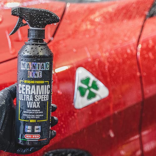Cera en spray para el mantenimiento diario del coche tras un viaje por carretera 6