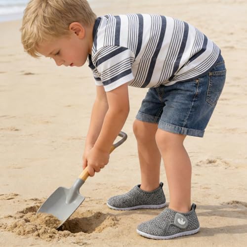 Image of FEETCITY Boys Girls Water Shoes Kids Aqua Socks Quick Dry Barefoot for Beach Swimming Pool