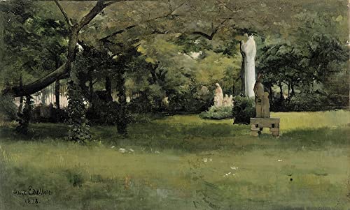 Impressions d'art mural le jardin de Cluny à Paris Edelfelt tableau haut de gamme