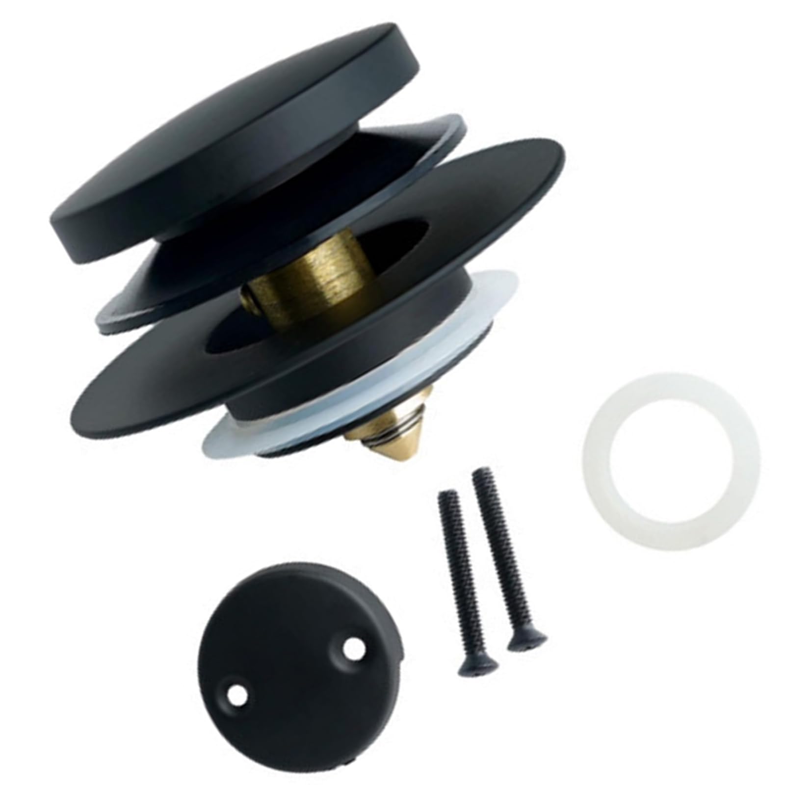 Bouchons de vidange pour baignoire anti-odeur de salle de bain en silicone noir