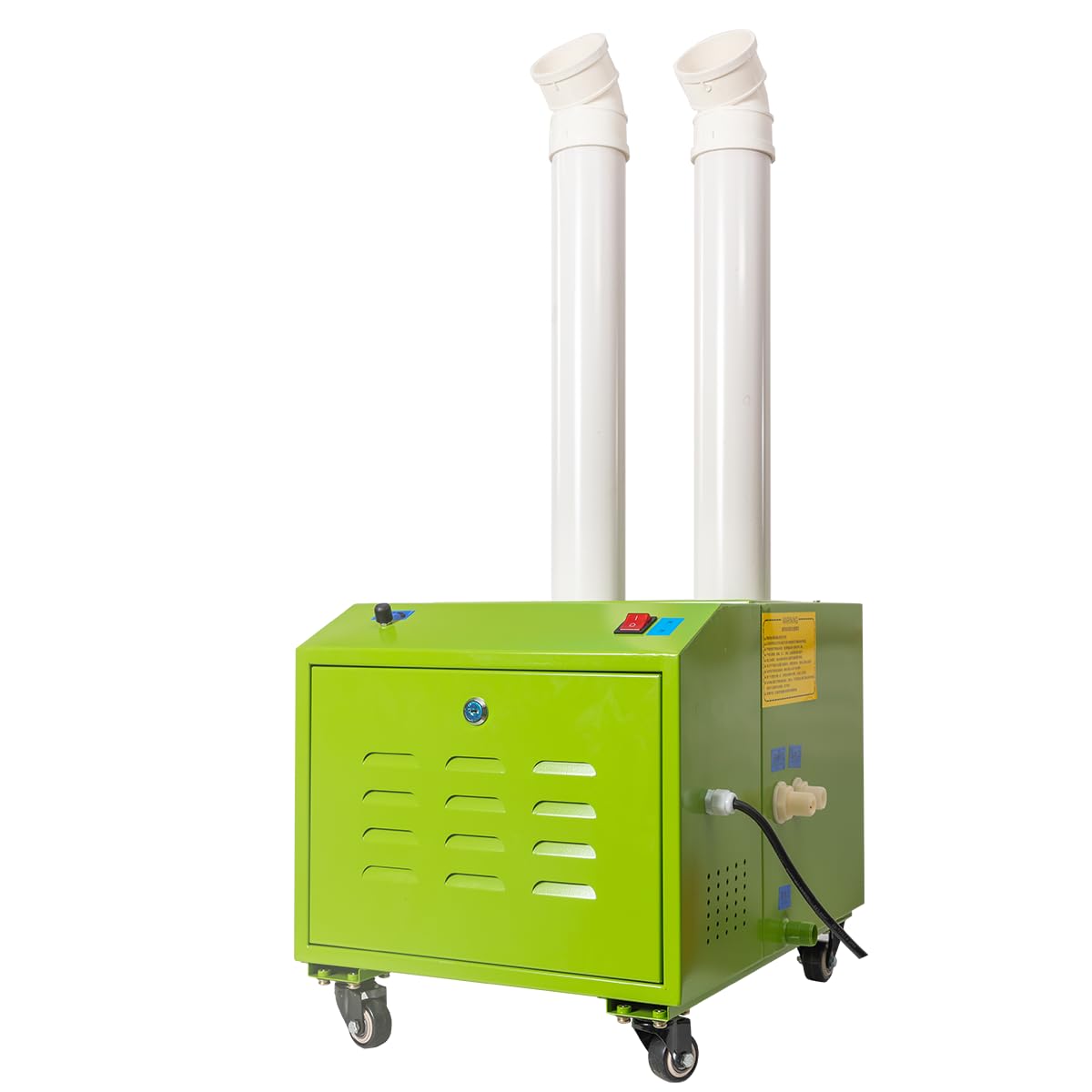 Ultraschall Industrie Luftbefeuchter 10kg/h Edelstahl Kommerzieller Luftbefeuchter Sprüher Großes Volumen Automatisches Nebelkühlgerät für Pflanzen Grow Room Werkstatt Lager Landwirtschaft Pilz